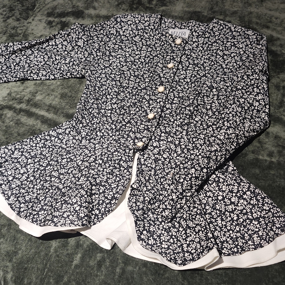 Floral Button-Up Blouse